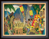 Pomp and Circumstance Framed Giclee Print by Eugene Savage