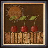 Sweet Cherries Posters by Kathy Middlebrook