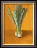 Leeks on Gold Prints by Lanie Loreth