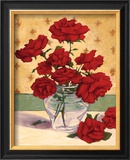 Rue Cler Roses II Prints by Linda Hanly