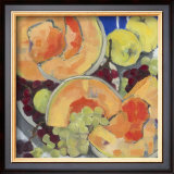 Cantaloupe Sisters I Poster by Silvia Rutledge