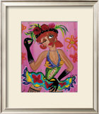 Pink Rosita Prints by B. Ingrid