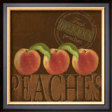Delicious Peach Art by Kathy Middlebrook