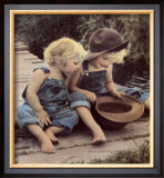 Kids on Dock III Prints by Nora Hernandez