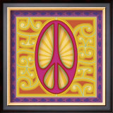 Peace sign (pink) Posters por Kem Mcnair