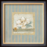 Lotus Soap Prints by Carol Robinson