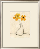 Yellow Posies Poster by Scott Olson