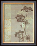 Silver Foliage I Posters by Ella K.