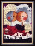 Quatre Mains Posters by Rosina Wachtmeister