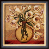 White Autumn Lilies Prints by Shelly Bartek