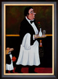 Waiter and Best Friend Prints by Guy Buffet