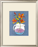 Flowers in Jeans III Prints by J. Clark