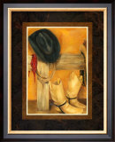 Hat and Boots Prints by Jennifer Goldberger