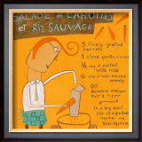 Salade de Carottes Print by Céline Malépart