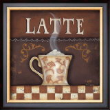 Latte Print by Kim Lewis