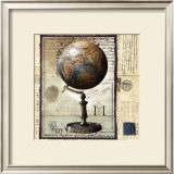 Mappemonde Prints by Gouny & Marange 