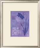 Iris Series III, Lobelia Posters by Lynn Fotheringham