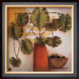 Olive Bowl and Vase Print by Margaret Hughlock