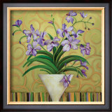 Purple Spring Art by Shelly Bartek