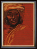 Bibi Russel, Artiste de l'Unesco Paix Poster by Titouan Lamazou