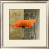 Orange Poppies VI Print by Patty Q.