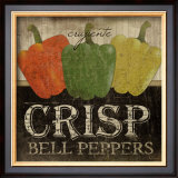 Crisp Bell Peppers Posters by Jennifer Pugh