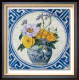 Flowers and Blue China II Prints by Walter Perugini