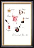 Les Musts de Beaute Prints by Tina 