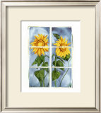 Sunflowers at the Window Posters by Sonia P.