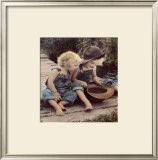 Kids on Dock III Prints by Nora Hernandez