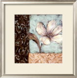 Blossoms on Blue II Posters by C.W. Scott