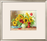 Sonnenblumen Print by E. Kruger