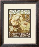 Wild Rose With Scroll II Prints by Sofi Taylor