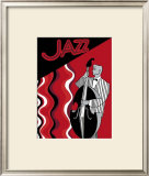 Jazz Print by Santiago Poveda