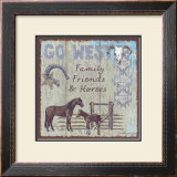 Go West Posters by Anita Phillips