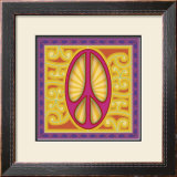 Peace sign (pink) Posters por Kem Mcnair