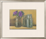 Flowers in Glass I Print by Basch 