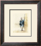 Bedouin Bleu II (etude) Print by Letestu 