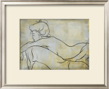 Femme Allongee Print by Dan Bennion