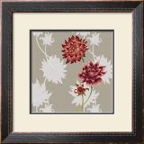 Dahlias Poster by Adeline Bec
