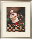 Christmas Chef I Art by T. C. Chiu