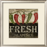 Fresh Jalapenos Prints by Jennifer Pugh