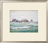 Landscapes with Farm Buildings, 1945 Poster by Laurence Stephen Lowry