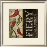 Fiery Jalapenos Posters by Jennifer Pugh