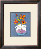 Flowers in Jeans III Prints by J. Clark