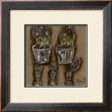 Fleurs Bleues Prints by Myriam Berthoud