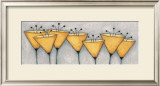 Yellow Flowers Poster by Helga Sermat