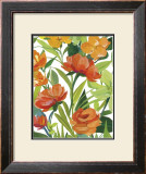 Orange Border Beauty Poster by Martha Collins
