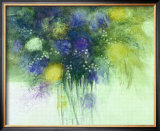 Flowery III Print by Magda Stoop
