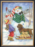 Frosty Morning Greeting Art by Donna Race